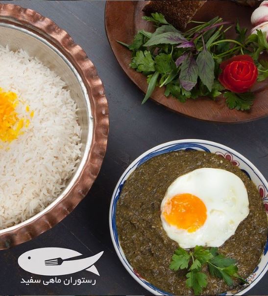 رستوران ماهی سفید گیلکی تهران پاسداران
