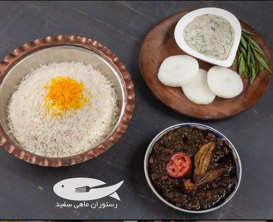 رستوران ماهی سفید گیلکی تهران پاسداران