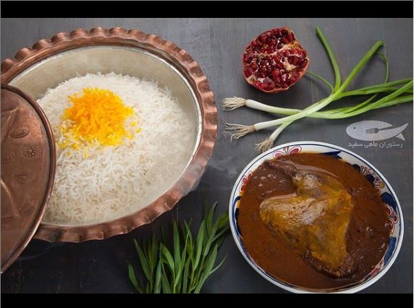 رستوران ماهی سفید گیلکی تهران پاسداران