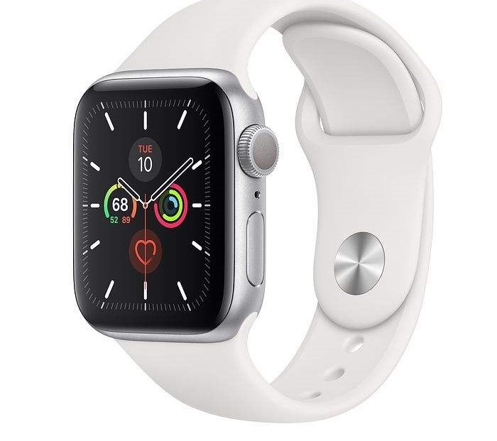 Apple Watch Series 5  Space Aluminum Case Sport Band