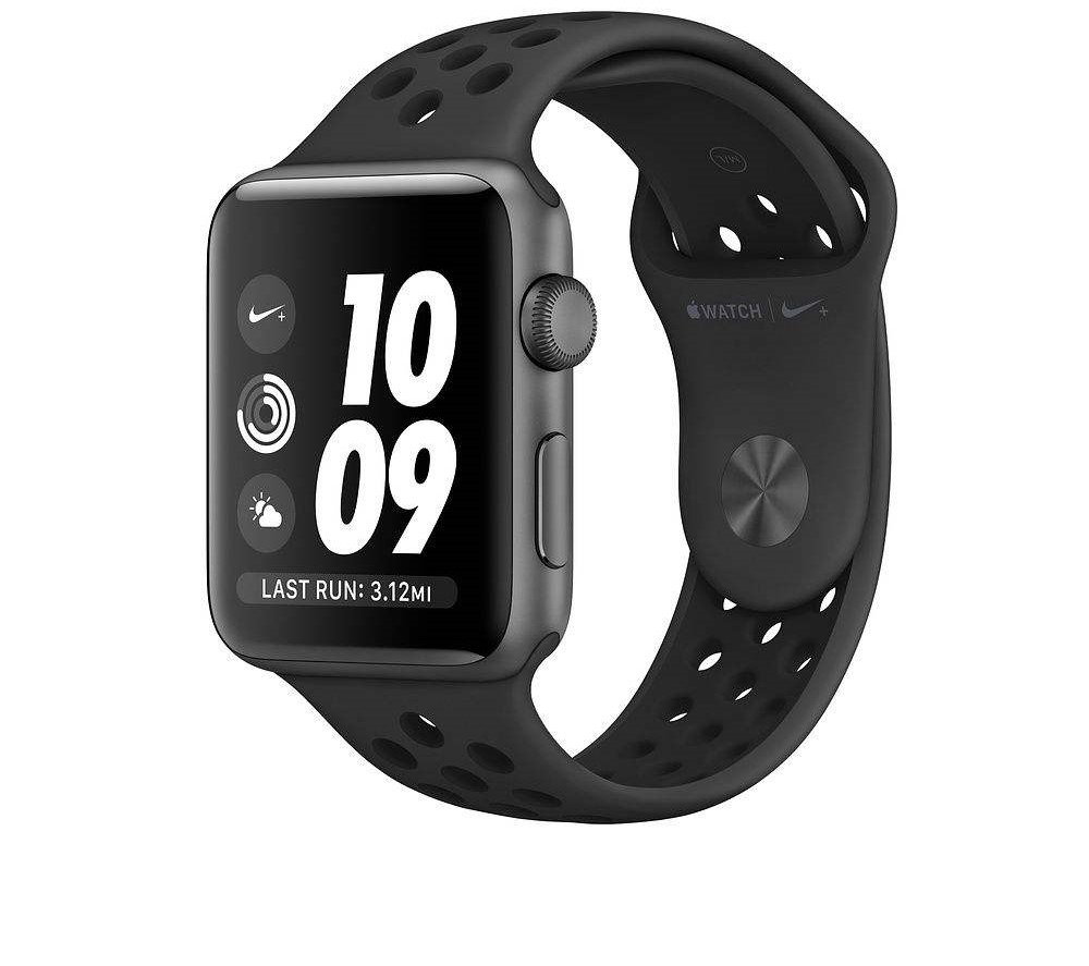 ساعت هوشمند اپل واچ سری 3 مدل se with Anthracite/Black Nike SpAluminum Caort Band