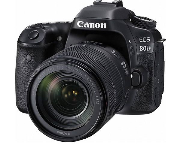 دوربین دیجیتال کانن مدل Eos 80D EF S به همراه لنز 18-135 میلی متر f/3.5-5.6 IS USM